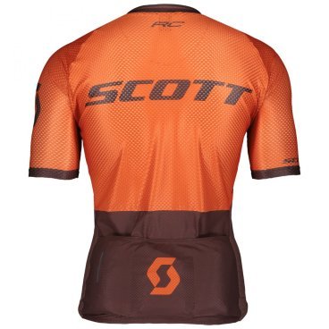 Велофутболка SCOTT RC Premium Climber red/orange pumpkin 2020, 270443-6436