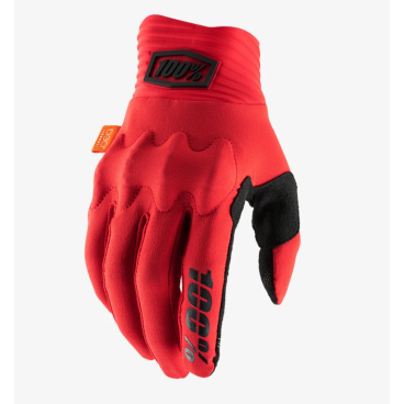 Велоперчатки 100% Cognito Glove, Red/Black, 10013-013-13