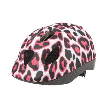Фото Шлем велосипедный детский Polisport Kids Pinky Cheetah, Pink/Black