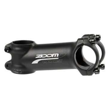 Фото Вынос велосипедный ZOOM, внешний, нерегулируемый, 1 1/8", 100мм/+7`, для руля 31,8мм, алюминий, черный, 5-404506