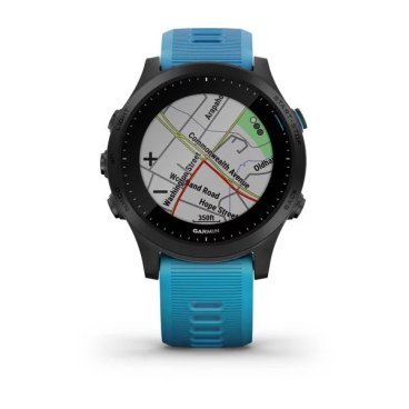 Смарт-часы Garmin Forerunner 945, GPS, Wi-Fi, EMEA, Bundle, Blue, 10-02063-11