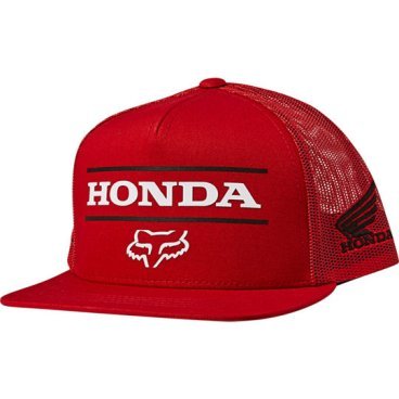 Бейсболка велосипедная FOX Honda Snapback Hat, Chili, 26048-555-OS