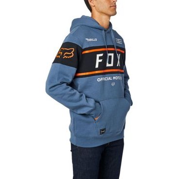 Толстовка велосипедная FOX Official Po Fleece, Blue Steel