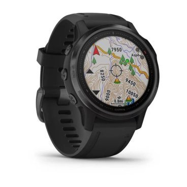 Фото Смарт-часы Garmin fenix 6S Pro, GPS Watch, EMEA, Black w/Black Band, 010-02159-14