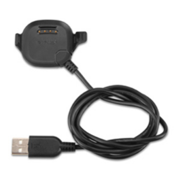 Кабель питания-данных USB Garmin, для часов Forerunner 10/15, черный, 010-11029-04