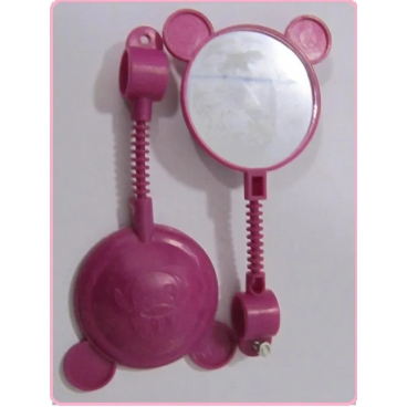 Фото Зеркало заднего вида TBS Мишка KIDS, детское, пластик, розовый, УТ-00018933