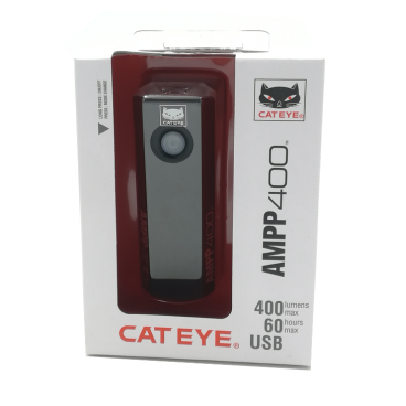 Фонарь велосипедный Cat Eye HL-EL084RC (AMPP400), передний, аккумуляторный, CE5340840