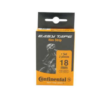 Ободная лента Continental Easy Tape Rim Strip, до 116 PSI, 18 - 622, 2 штуки, черная, 195013