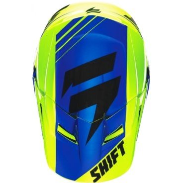 Фото Козырек к велошлему Shift V1 Assault Race Helmet Visor, Yellow/Blue, 16510-586-XL/2XL