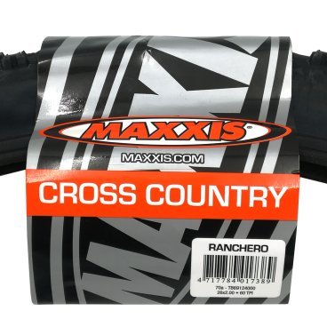 Велопокрышка Maxxis Ranchero, 26x2.0, 60 TPI, wire, Single, черный, TB69124000