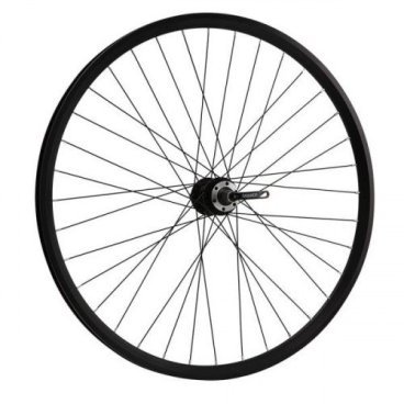 Фото Колесо велосипедное в сборе STELS 27.5", переднее, 32Н, для Stels Navigator 710D/730D, QR, без покрышки, черный, 630085