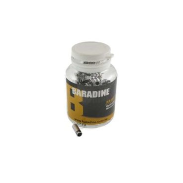 Фото Наконечник оплётки троса переключения BARADINE CAPDC01-SI, 1 упаковка - 100 шт, 883376