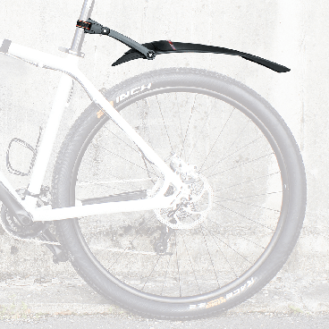 Крыло велосипедное SKS NIGHTBLADE, 26+27,5", заднее, пластик, быстросъемное, с встроенным фонариком, черный, 0-11630