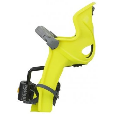 Фото Детское велокресло BELLELLI Freccia B-Fix LUX, переднее, до 15 кг, yellow HI-VIZ, 01FRCB0027LX