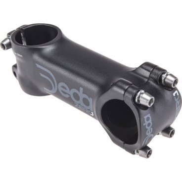 Вынос руля велосипедный Deda Elementi ZERO stem, 80 mm, Alloy 6061, Black on Black (BOB), DZERO080