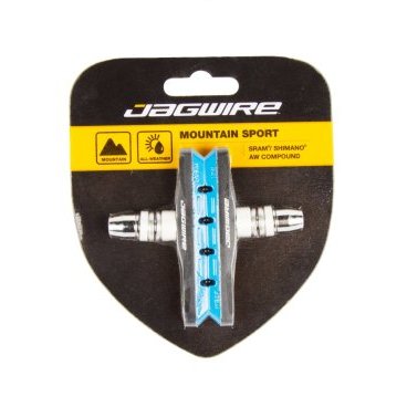 Фото Тормозные колодки Jagwire Mountain Sport V-Brake Pad, синий, BWP5010-УЦЕНКА