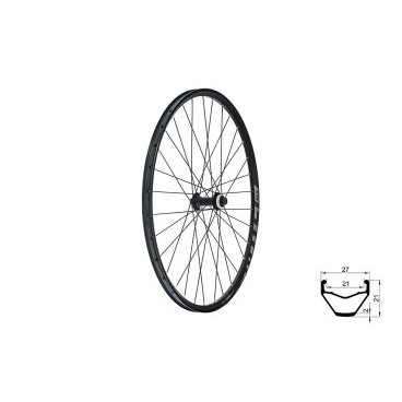 Колесо велосипедное KLS CARTEL DSC F, переднее, 28/29", под дисковый тормоз, чёрный