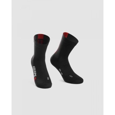Фото Носки велосипедные ASSOS RS Socks, унисекс, Black Series, P13.60.673.18.0
