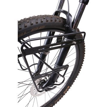 Багажник велосипедный ZEFAL RAIDER FRONT, передний, на вилку, алюминий, под дисковый/ободной тормоз, черный, 7510