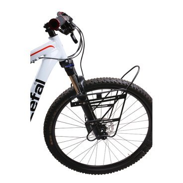 Багажник велосипедный ZEFAL RAIDER FRONT, передний, на вилку, алюминий, под дисковый/ободной тормоз, черный, 7510