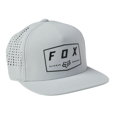 Бейсболка велосипедная Fox Badge Snapback Hat, белый, 28583-006-OS