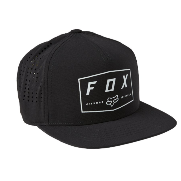Бейсболка велосипедная Fox Badge Snapback Hat, черный, 28583-001-OS