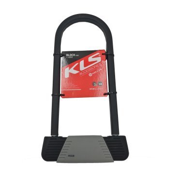 Велосипедный замок KELLYS BLOCK, U-lock, на ключ, квадратного сечения, покрытие антискретч, Lock KLS