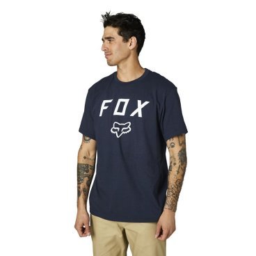 Футболка Fox Legacy Moth SS Tee, синий 2021, 24578-329-2X