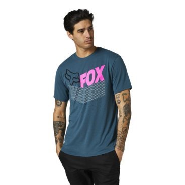 Футболка Fox Trice SS Tech Tee, Slate Blue 2021, 28551-098-XL