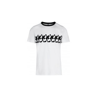 Фото Велофутболка ASSOS SIGNATURE Summer T-Shirt - RS Griffe, мужская, holy White, 41.20.233.57.S