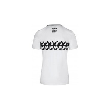 Велофутболка ASSOS SIGNATURE Summer T-Shirt - RS Griffe, мужская, holy White, 41.20.233.57.S