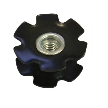 Якорь в рулевую колонку Kenli, 1-1/8", сталь/алюминий, черный, KL-4024A