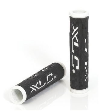 Фото Грипсы велосипедные XLC Bar Grips Dual Colour, 125 мм, black\white, 2501583503