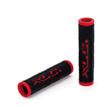 Фото Грипсы велосипедные XLC Bar Grips Dual Colour, 125 мм, black/red, 2501583504
