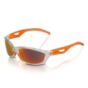Фото Очки велосипедные XLC Sunglasses Saint-Denice SG-C14, Frame grey, lenses orange  mirror coated, 2500158033