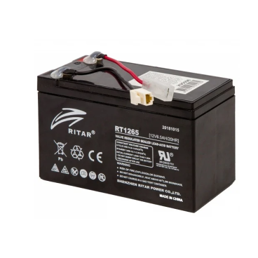 Батарея Ritar, 12V, 6.5AH, для электросамоката, BL/PN, Х95096
