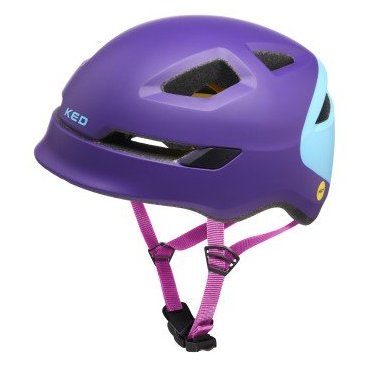 Шлем велосипедный KED POP, детский, Purple Skyblue, 2022