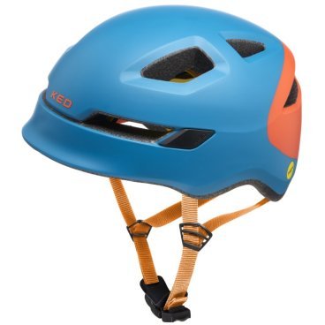 Шлем велосипедный KED POP, детский, Petrol Orange, 2022