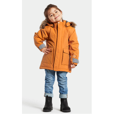 Куртка детская зимняя DIDRIKSONS KURE KIDS PARKA, оранжевый, 503826