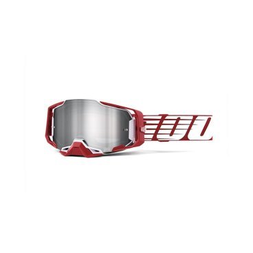 Фото Веломаска 100% Armega Oversized Deep Red / Flash Silver Lens, 50721-261-02