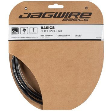Набор рубашек и тросиков переключения Jagwire Basics Shift Kit, 2000/2300 мм, Black, BWKS000