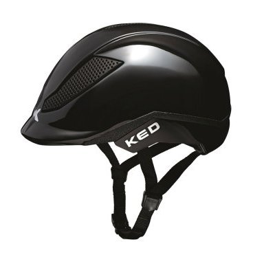 Фото Шлем велосипедный KED Pina, детский, Black Glossy, 2021