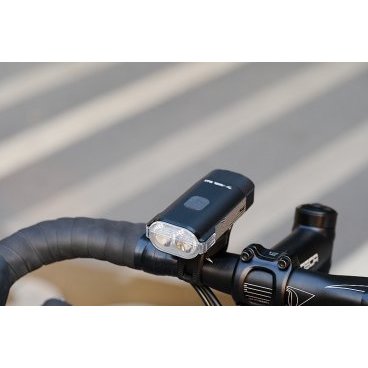 Велофара Moon Rigel Max, передняя, 1500 люмен, 2 диода, 6 режимов, USB-C, чёрный, WP_RIGEL_MAX