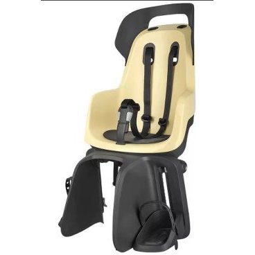 Фото Велокресло детское BOBIKE GO Maxi Carrier, заднее, с креплением на багажник, lemon sorbet, 8012300001