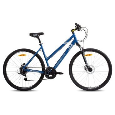 Фото Городской велосипед Merida Crossway 10 Рама:XXL(61cm) Blue/WhiteGray