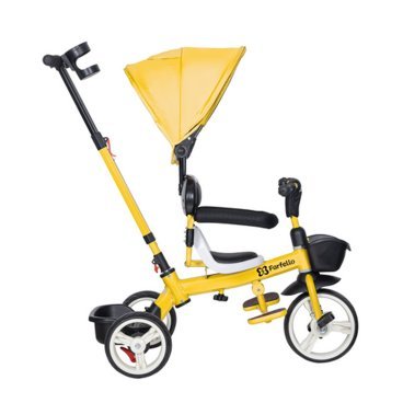 Велосипед Farfello, детский, трехколесный, (2022), желтый/красный/синий, S-1703