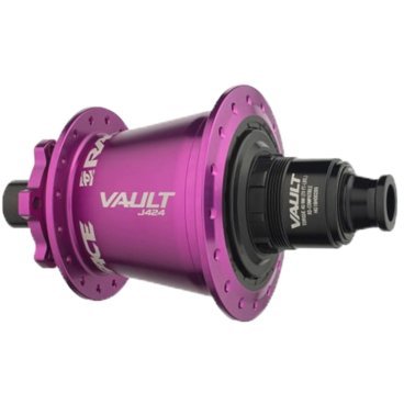 Фото Втулка велосипедная Race Face Vault, задняя, под кссету, 12x148,  32H, Purple, HUB18V148X32HXDPRPLR