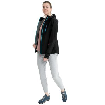 Куртка VIKING Jacket Trek Pro Lady Black/Tourquise, для активного отдыха, женская, 700/23/0904_17