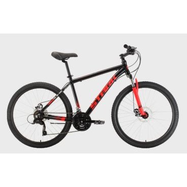Фото Горный велосипед Stark Indy 26.1 D Microshift черный/красный, 2022, HQ-0005054
