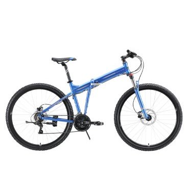 Складной велосипед Stark Cobra 29.2 D 29", синий/серебристый/черный, 2023